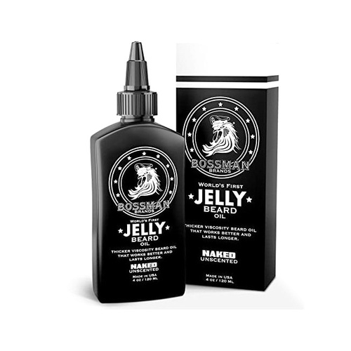 Bossman Jelly Beard Oil Naked Unscented 120ml