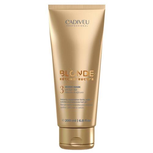 Brasil Cacau Cadiveu Blonde Reconstructor No 3 Acidic Mask 200ml