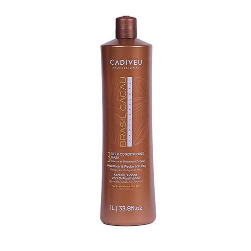  Brasil Cacau Deep Conditioning Mask Step 3 Treatment 1000ml 1Litre 