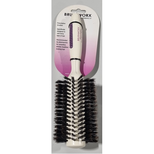Brushworx Wooden Boar Bristle / Nylon 30mm Styling Brush