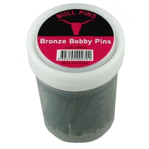 BULL PINS BRONZE Professional Quality Bobby Pins 2" 250g