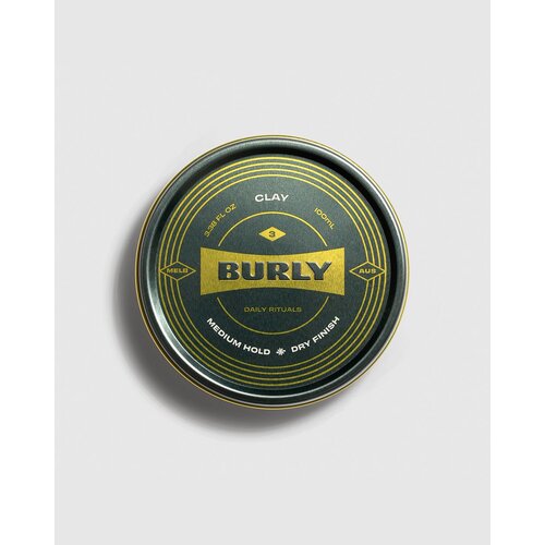 Burly No.3 Hair CLAY 100ml Medium Hold - Dry Finish