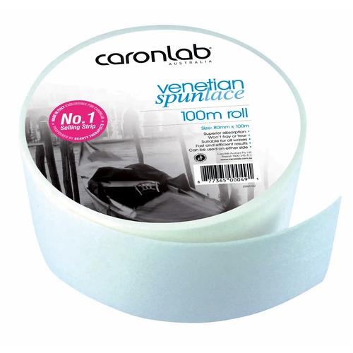 Caronlab Venetian Spunlace Waxing Strip 100 Meter Roll