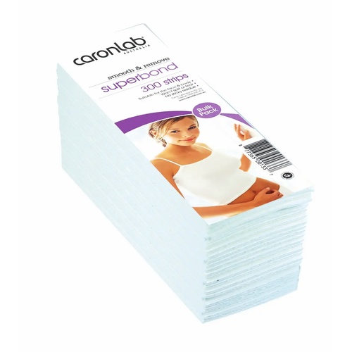 CaronLab Superbond Per-Cut Waxing Strips 300 pack