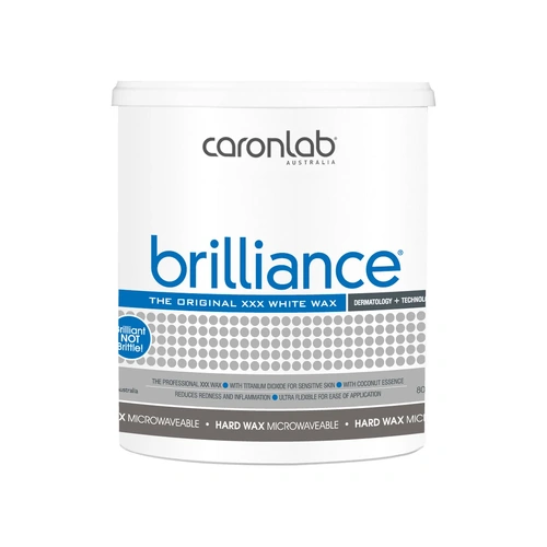 Caronlab Brilliance XXX White Professional Hard Wax Microwave To Pot 800ml