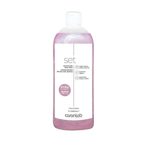 Caronlab Set Quick Dry Wax Mist 1000ml - 1 Litre Refill