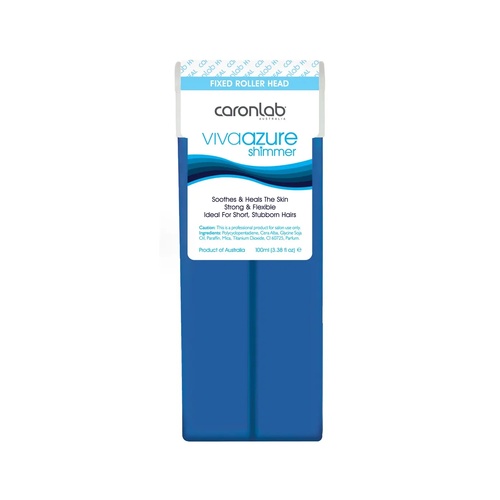 Caronlab Professional Fixed Head Wax Cartridge 100ml - Viva Azure Shimmer