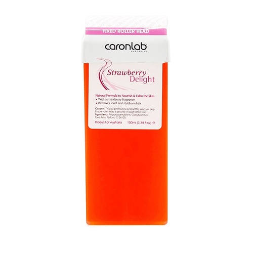 Caronlab Professional Fixed Head Wax Cartridge 100ml - Strawberry Delight