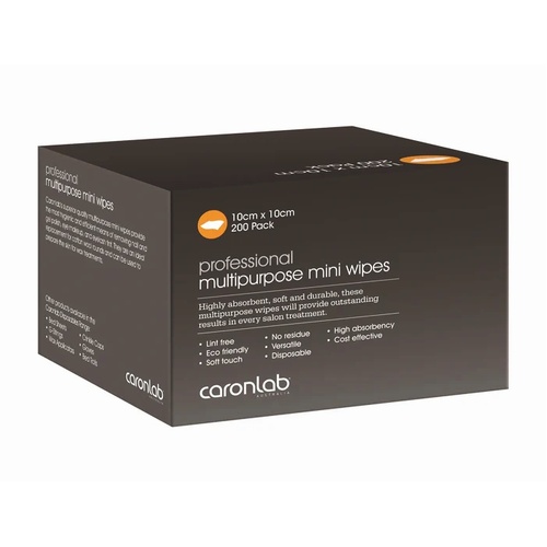 CaronLab Multipurpose Mini Disposable Wipes 200 Pack