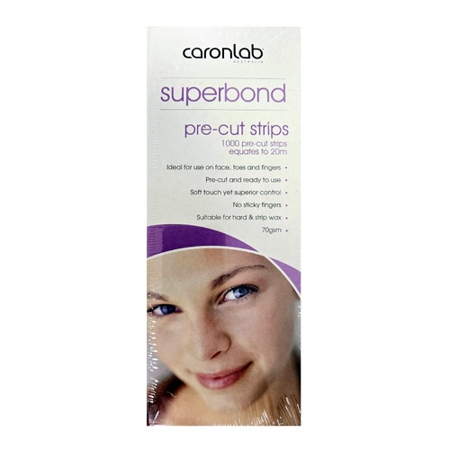 CaronLab Superbond Pre-Cut Waxing Strips 1000 pack