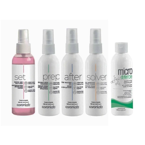 CaronLab Pre & Post Waxing Ancillary 5 Pack