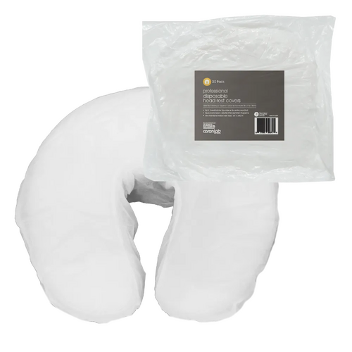 CaronLab Professional Disposable Head Rest Cover 20 Pack - 36 x 33cm