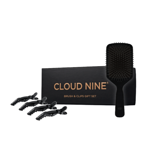 Cloud Nine Brush and Hair Clips Gift Set