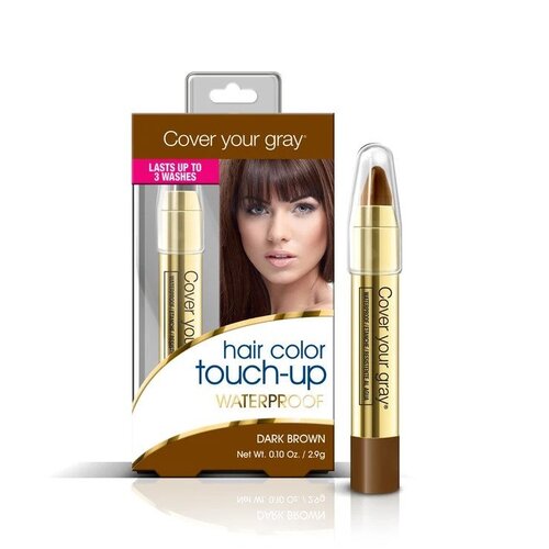 Cover Your Gray Hair Color Touch Up Waterproof Pencil - Dark Brown