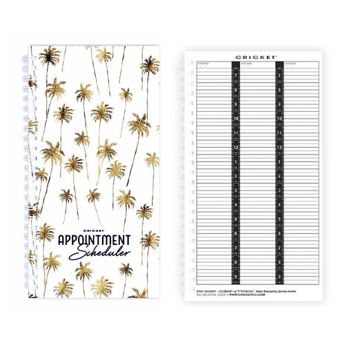Cricket Professional 3 Column Salon Appointment Book
