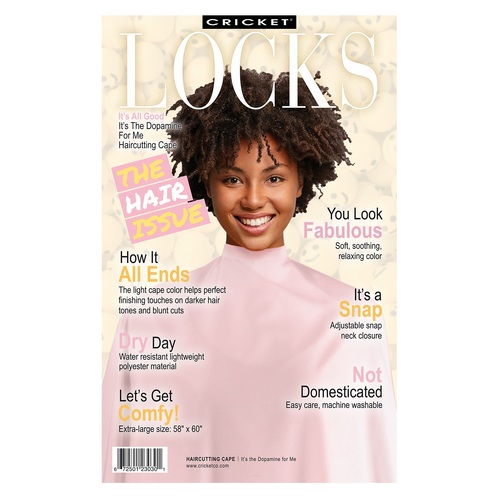 Cricket It's The Dopamine For Me Hair Cutting Cape - Pink