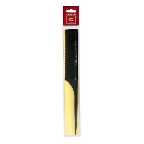 Cricket Carbon Comb C50 Fine Toothed Rattail Tail Comb