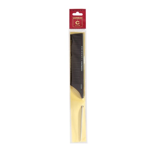 Cricket Carbon Comb C50M Fine Toothed Metal Rattail Tail Comb