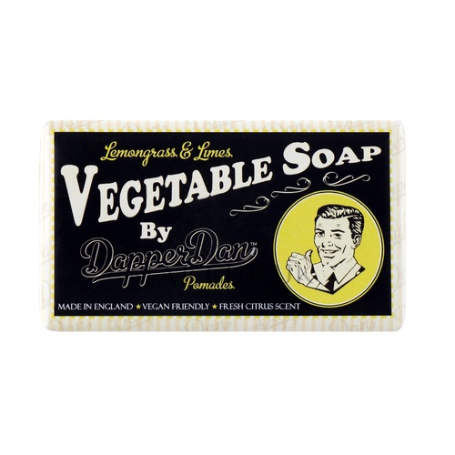 Dapper Dan Lemongrass & Limes Vegetable Soap 190g