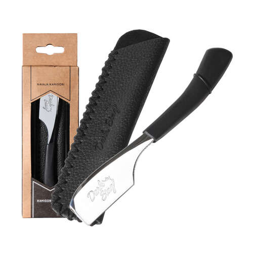 Dark Stag Kamisori Straight Razor Barber Cut throat Shaving Blade