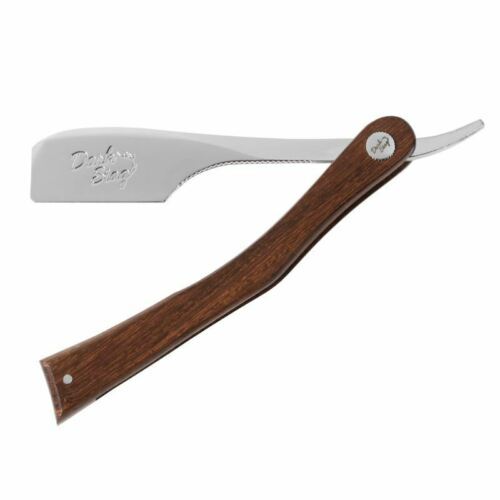 Dark Stag Kamisori Folding Wood Handle Razor - Cut throat Shaving Blade