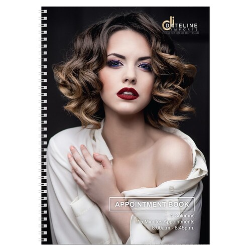 Dateline Professional 4 Column Salon Appointment Book