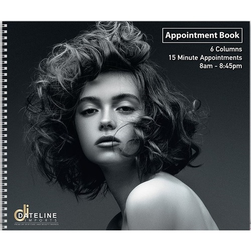 Dateline Professional 6 Column Salon Appointment Book