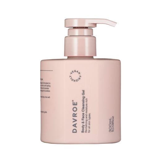 DAVROE Body & Face Cleansing Gel Wash 300ml