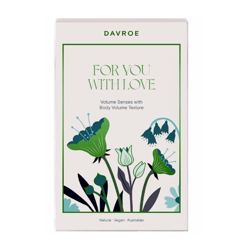 Davroe Volume Senses Trio Volumising Pack - Shampoo Conditioner & Body Texture Foam