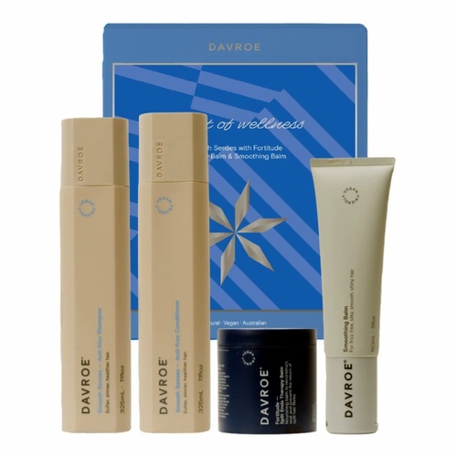 Davroe Smooth Senses Softer Shinier Healthier Hair Quad Pack