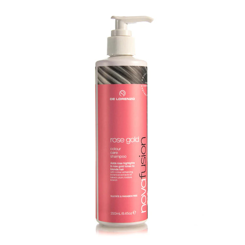 De Lorenzo Nova Fusion Rose Gold Colour Shampoo 250ml DeLorenzo