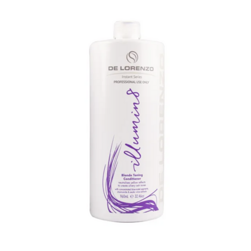 De Lorenzo Illumin8 960ml Blonde Toning Conditioner Delorenzo Neutralises Yellow Tones