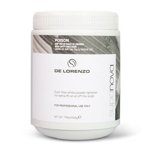 De Lorenzo Supanova Dust Free White Powder Lightener Bleach 500g