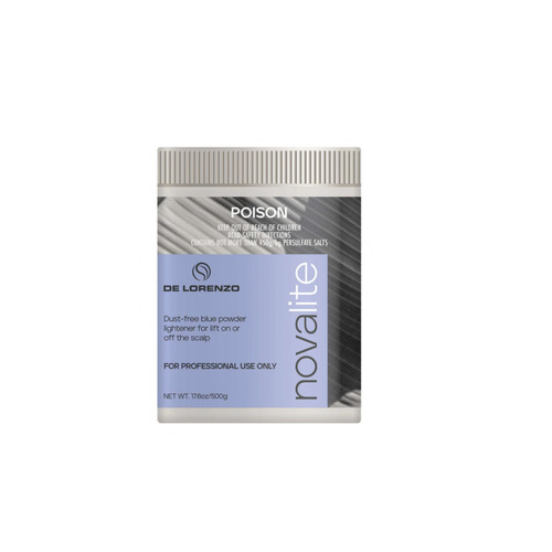 De Lorenzo Novalite Dust Free Blue Powder Lightener Bleach 500g