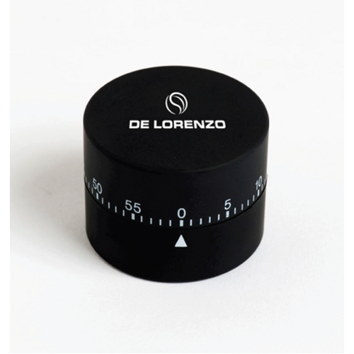De Lorenzo Black Circular Salon Countdown Timer