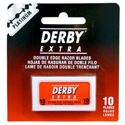 Derby Extra Stainless Double Edge Blades 10 Pack