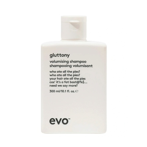 evo gluttony volumising shampoo 300ml Adds Volume to Fine Hair