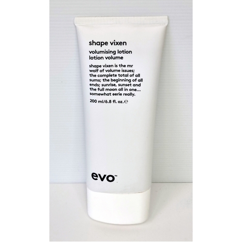 Evo Shape Vixen Volumising Lotion 200ml Blow Drying Volume