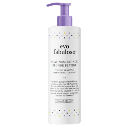 Evo Fabuloso Platinum Blonde Toning Shampoo 250ml