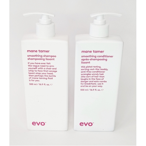 Evo Mane Tamer Smoothing Shampoo and Conditioner 500ml Duo