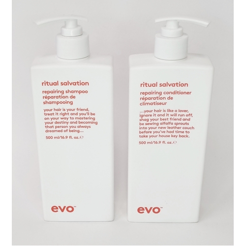 evo Ritual Salvation Repairing Shampoo & Conditioner 500ml Buddies