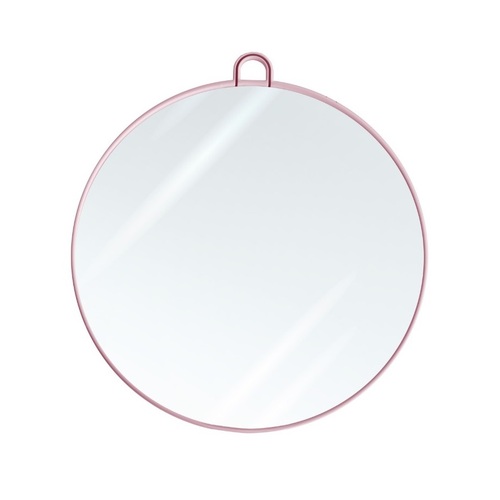 EZ Essentials Pastel Pink Salon Handheld Mirror