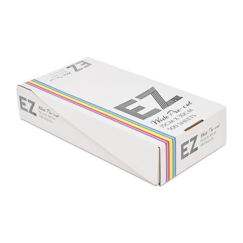 EZ Foil Wide Silver Flat Pack Pre-Cut 15cm x 30cm 500 Sheets