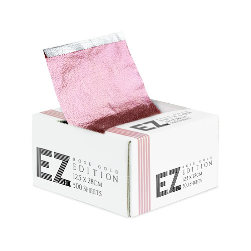 EZ FOIL Classic Rose Gold PopUp Pre Cut 12.5cm X 28cm 500 Sheets