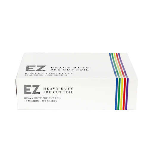 EZ FOIL Heavy Duty 18 Micron Flat Pack Pre Cut 12.5cm X 20cm 500 Sheets