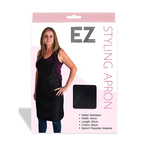EZ Essentials Styling Hairdressing Black Apron