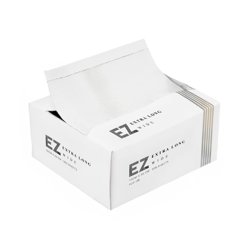 EZ Foil Extra Long Wide Silver Pop Up 15cm X 35cm - 500 Sheets