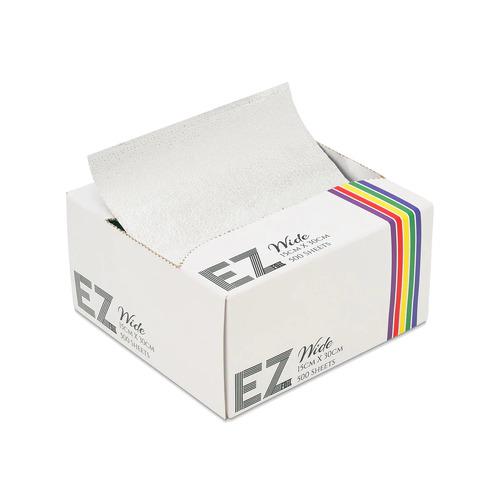 EZ Foil Wide Silver Pop Up 15cm X 30cm - 500 Sheets
