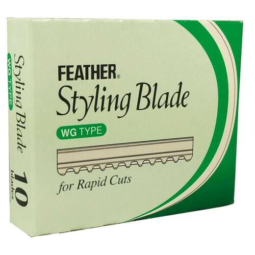 Feather Styling Razor WG TYPE Replacement Blades 10 Blade Pack