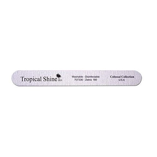 Flowery Tropical Shine Washable Disinfectable File Zebra - 180 Medium